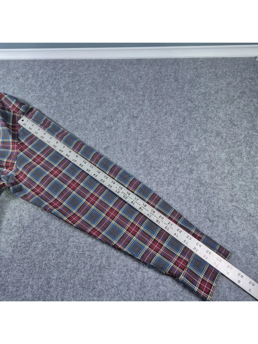 NWT J. Crew Heathered Cotton Long Sleeve Shirt Sz XL Plaid Button Collar